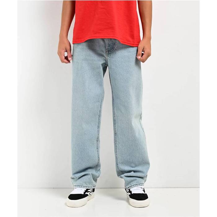 【★百貨店SALE★6/11真夜中2時迄】帝国 Empyre 【 Kids Colby Loose Fit Skate Pants Kids\u0027 Light Pastel Blue 】 Skate 滑る 青碧 青碧