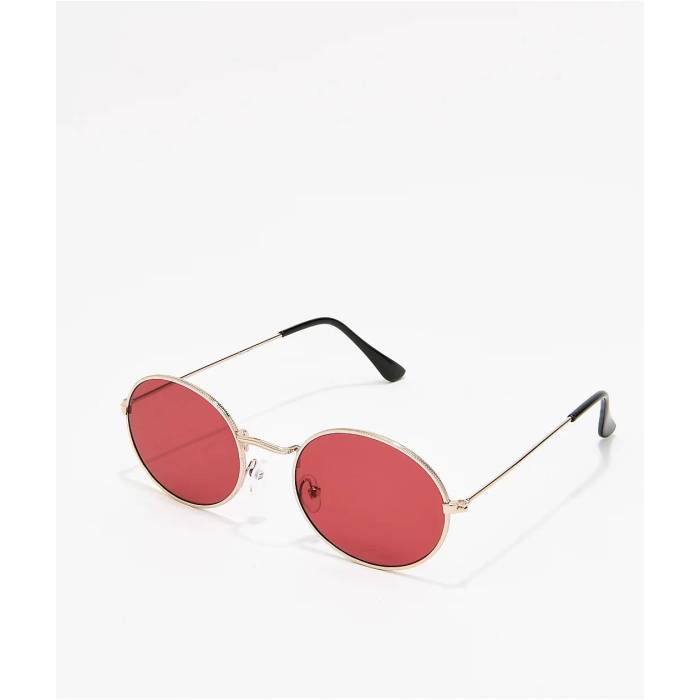 【★百貨店SALE★6/11真夜中2時迄】帝国 Empyre 【 Kid Red Round Sunglasses Kids\u0027 Red 】 Red 赤・赤いこと 黒眼鏡 Red 赤・赤いこと