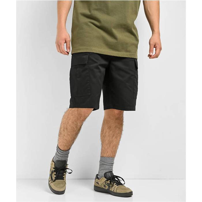 エンパイア Empyre 【 Cargo Loose Fit Black Skate Shorts Men's Black 】 カーゴ 黒色 ブラック Skate スケート ショーツ メンズ 黒色 ブラック