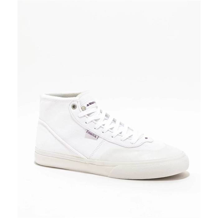 エメリカ Emerica 【 Winkowski White Skate Shoes Men\u0027s White 】 白いこと 白いこと Skate 滑る シューズ 運動すること靴 メンズ 白いこと 白いこと