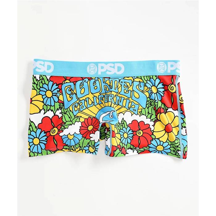 【★百貨店SALE★6/11真夜中2時迄】ピーエスディーアンダーウェア Psd Underwear 【 Psd X Cookies Cali Boyshort Underwear Women\u0027s Blue 】 アンダー御召しもの 下着類 レディース 青碧 青碧