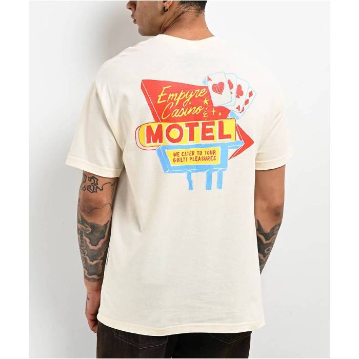 帝国 Empyre 【 One Stop Shop Natural T-Shirt Men\u0027s Cream 】 自然的 プルオーバー メンズ 皮膚軟化剤