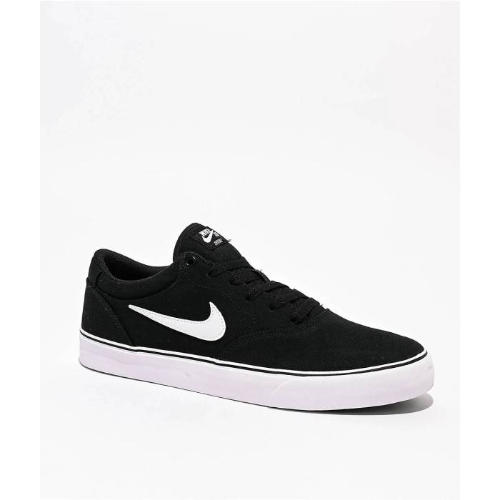 ナイキ Nike 【 Sb Chron 2 Canvas Black \u0026 White Skate Shoes Men White 】 エスビー 黒色 ブラック 白色 ホワイト Skate スケート シューズ 運動靴 メンズ 白色 ホワイト