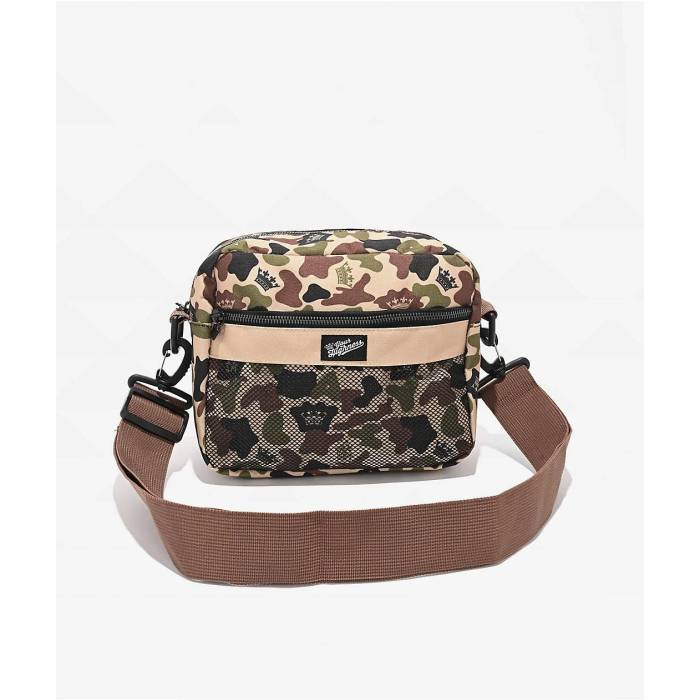 Your Highness 【 Woodland Camo Crossbody Bag Men's Multicolor 】 ウッドランド カモ柄 バッグ メンズ