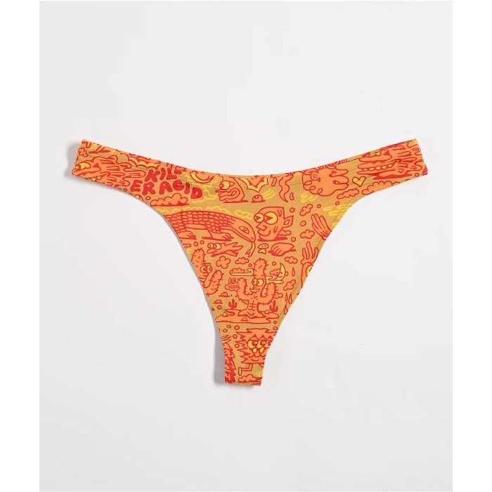 【★百貨店SALE★6/11真夜中2時迄】Shinesty 【 X Killer Acid Desert Drop Thong Underwear Women\u0027s Orange 】 アンダー御召しもの 下着類 レディース orange 橙・オレンジ色