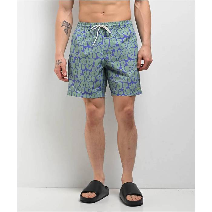 エンパイア Empyre 【 Bubble Floater Granite & Opulence Board Shorts Men's Light Pastel Green 】 バブル ショーツ メンズ green 緑・グリーン