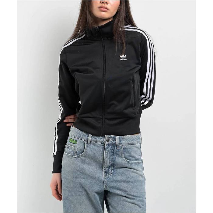 アディダス Adidas 【 Adicolor Classics Firebird Black Track Jacket Women's Black 】 Firebird ファイヤーバード 黒色 ブラック トラック Jacket ジャケット レディース 黒色 ブラック｜スニケス 17,040円