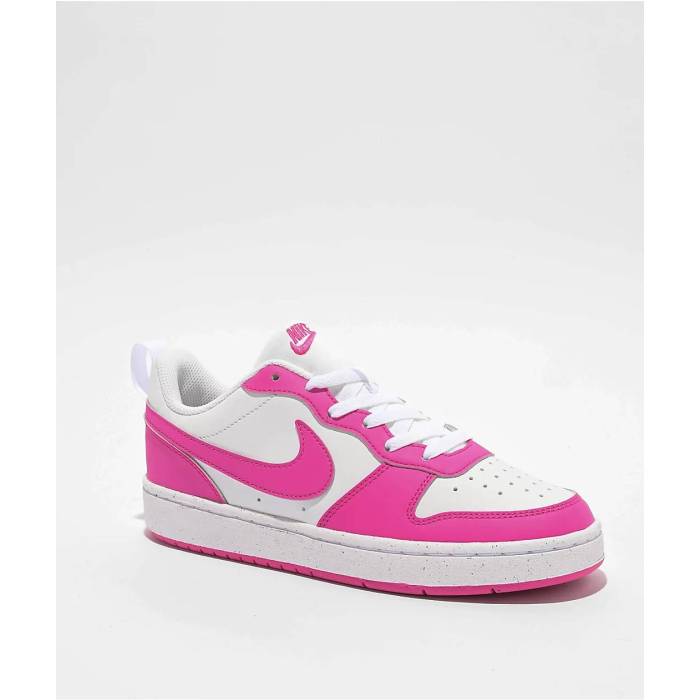 ナイキ Nike 【 Kids Court Borough Low Recraft White & Pink Shoes Kids' Pink 】 コート 白色 ホワイト pink ピンク シューズ 運動靴 pink ピンク