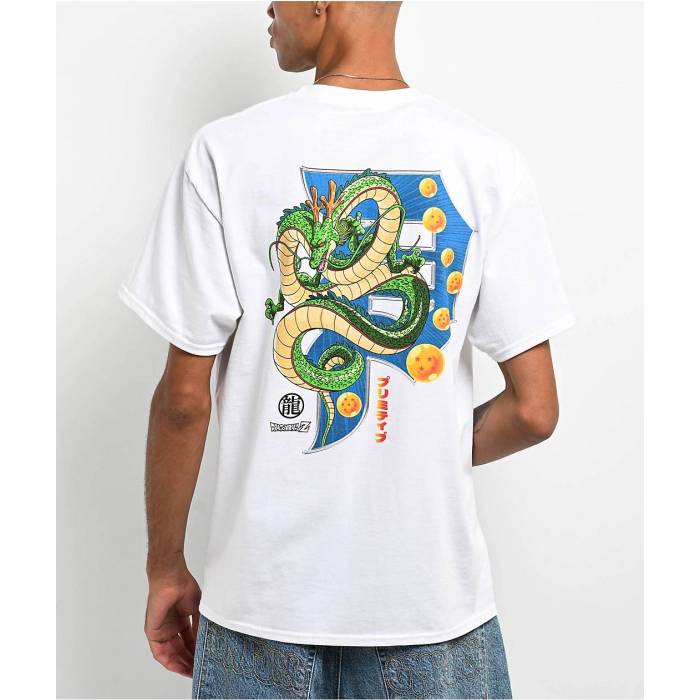【★百貨店SALE★6/11真夜中2時迄】大時代 Primitive 【 X Dragon Ball Z Wish Dirty P White T-Shirt Men\u0027s White 】 火竜 白いこと 白いこと ティーシャツ メンズ 白いこと 白いこと