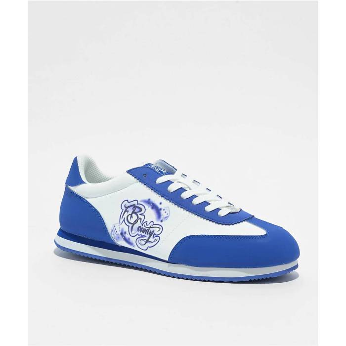 Fb County 【 Frisco Ben Graphic Royal Blue Shoes Men\u0027s Blue 】 グラフィック 青み 青色 シューズ 運動すること靴 メンズ 青み 青色