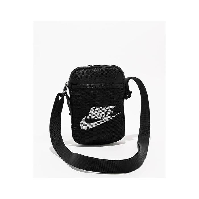 ナイキ Nike 【 Heritage Black Small Crossbody Bag Men's Black 】 黒色 ブラック バッグ メンズ 黒色 ブラック
