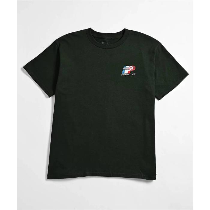 【★百貨店SALE★6/11真夜中2時迄】大時代 Primitive 【 Kids First Class Green T-Shirt Kids\u0027 Dark Green 】 green 緑・緑であること ティーシャツ green 緑・緑であること