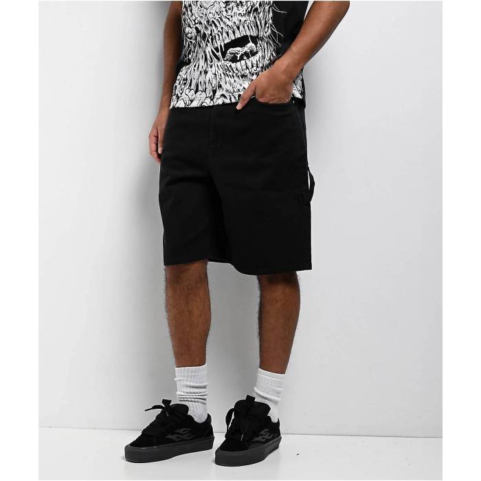 Lurking Class By Sketchy Tank 【 Lurker Wash Black Denim Shorts Men's Black 】 黒色 ブラック デニム ショーツ メンズ 黒色 ブラック