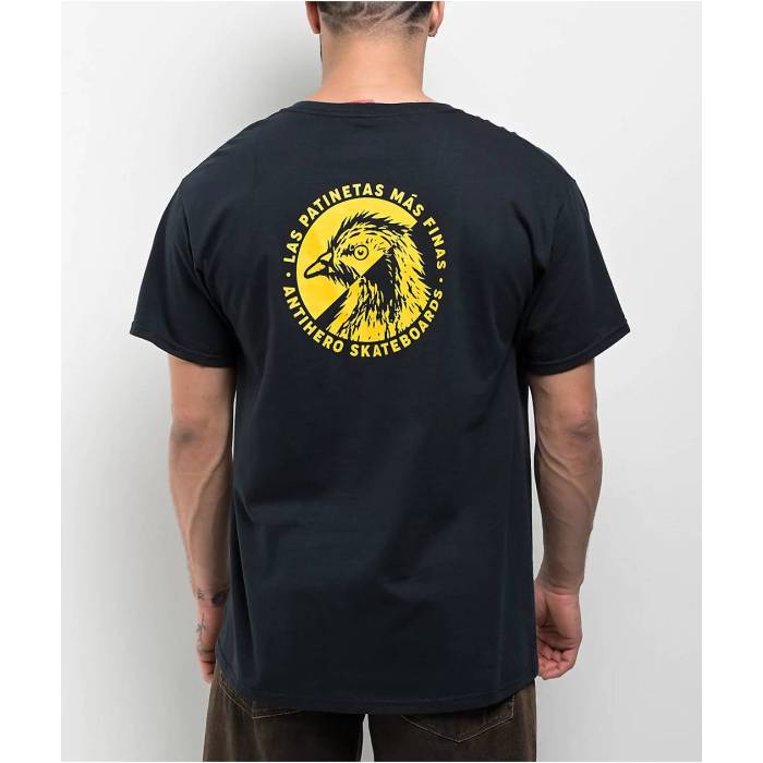 Anti-Hero Skateboards 【 Anti-Hero Refrescos Black T-Shirt Men\u0027s Black 】 黒いこと 黒いこと プルオーバー メンズ 黒いこと 黒いこと