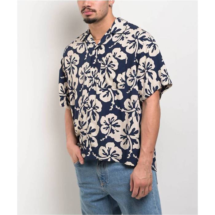 Dravus 【 Drift Navy Short Sleeve Button Up Shirt Men's Navy 】 紺色 ネイビー Sleeve スリーブ メンズ 紺色 ネイビー