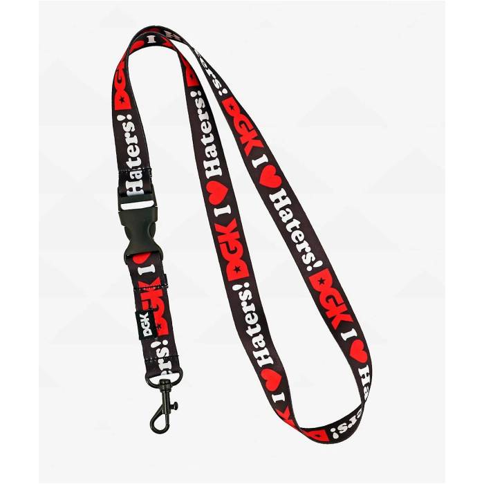 【★百貨店SALE★6/11真夜中2時迄】DGK Dgk 【 I Love Haters Black Lanyard Men\u0027s Multicolor 】 ヘイターズ 黒いこと 黒いこと メンズ