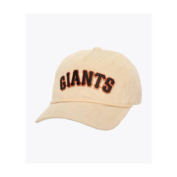 ミッチェル&ネス Mitchell & Ness 【 Sf Giants Deadstock Cream Corduroy Snapback Hat Men's Natural 】 ジャイアンツ クリーム コーデュロイ Snapback スナップバック バッグ メンズ ナチュラル｜スニケス