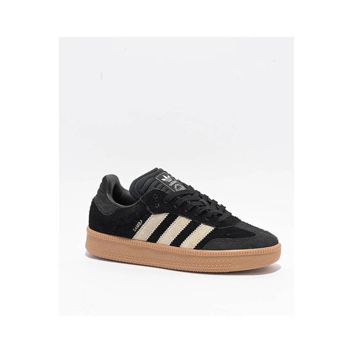 【★百貨店SALE★6/11真夜中2時迄】アディダス Adidas 【 Samba Xlg Core Black \u0026 Gum Skate Shoes Men\u0027s Black 】 サンバ 中核グループ 黒いこと 黒いこと Skate 滑る シューズ 運動すること靴 メンズ 黒いこと 黒いこと