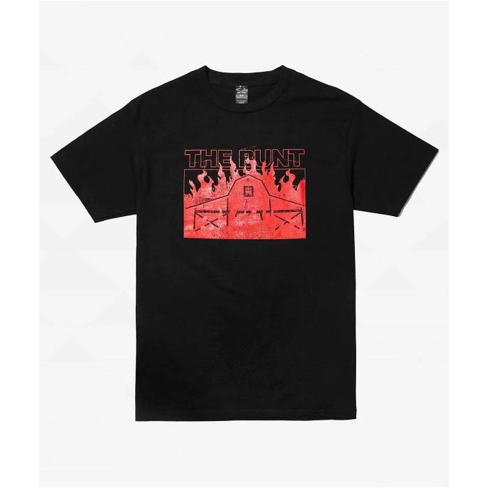【★百貨店SALE★6/11真夜中2時迄】The Bunt 【 Barn Burner Black T-Shirt Men\u0027s Black 】 黒いこと 黒いこと ティーシャツ メンズ 黒いこと 黒いこと