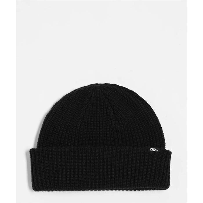 ヴァンズ Vans 【 Core Basic Ii Black Beanie Men's Black 】 コア 黒色 ブラック キャップ 帽子 メンズ 黒色 ブラック