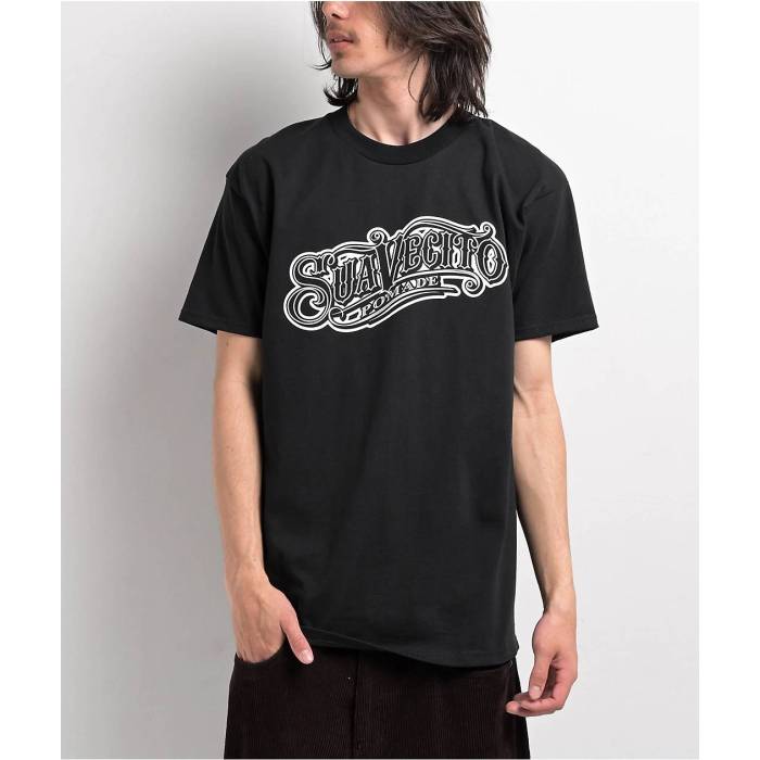 Suavecito 【 Og Black T-Shirt Men\u0027s Black 】 黒いこと 黒いこと プルオーバー メンズ 黒いこと 黒いこと