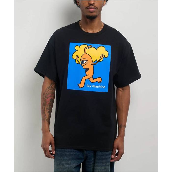 Toy Machine 【 Early Sect Black T-Shirt Men's Black 】 黒色 ブラック Tシャツ メンズ 黒色 ブラック｜スニケス