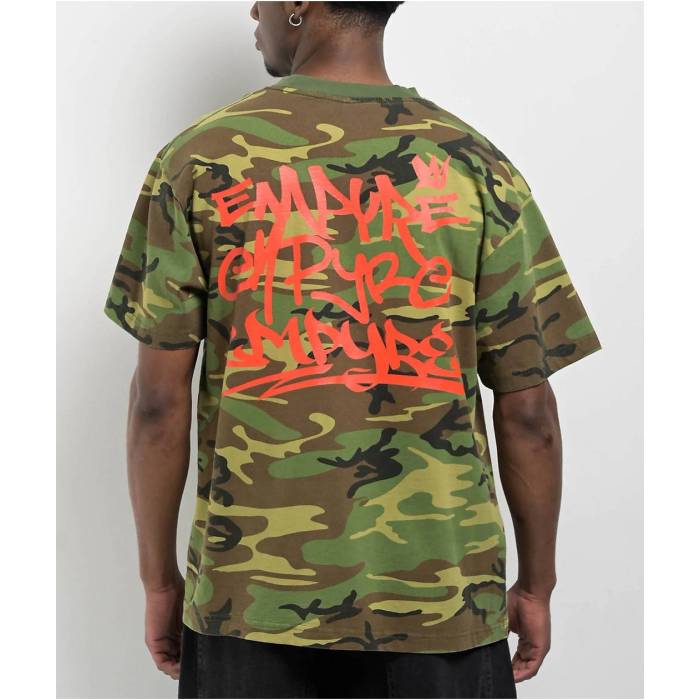 【★百貨店SALE★6/11真夜中2時迄】帝国 Empyre 【 Choox2 Camo T-Shirt Men\u0027s Multicolor 】 合鴨柄 ティーシャツ メンズ