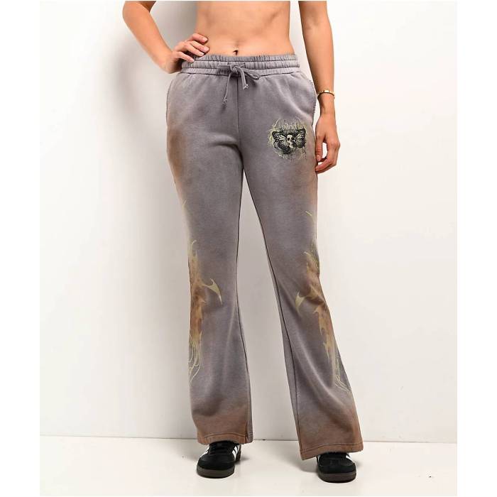 Vitriol 【 Karli Flare Cyber Grey Sweatpants Women\u0027s Grey 】 薄墨色 薄墨色 ロングタイツ レディース 薄墨色 薄墨色 ボトムス-パンツ-レディースファッション