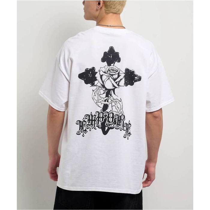 帝国 Empyre 【 Centered White T-Shirt Men\u0027s White 】 白いこと 白いこと プルオーバー メンズ 白いこと 白いこと