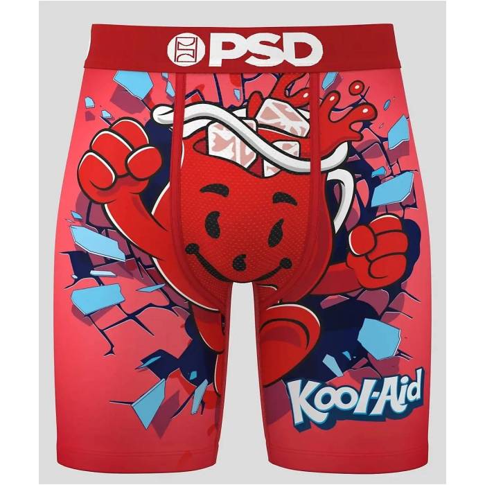 ピーエスディーアンダーウェア Psd Underwear 【 Psd X Kool-Aid Man Boxer Briefs Men's Red 】 メンズ Red 赤・レッド｜スニケス