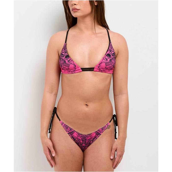 アフリクション Affliction 【 Forgotten Pink Triangle Bikini Top Women's Pink 】 pink ピンク レディース pink ピンク 17,640円