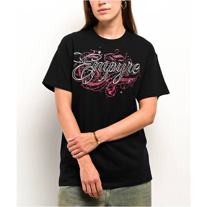 エンパイア Empyre 【 Tough Love Black T-Shirt Women Black 】 黒色 ブラック Tシャツ レディース 黒色 ブラック