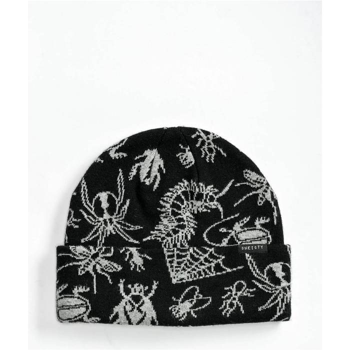 $Hei$Ty 【 Sheisty Tag Black Beanie Men's Black 】 タグ 黒色 ブラック キャップ 帽子 メンズ 黒色 ブラック