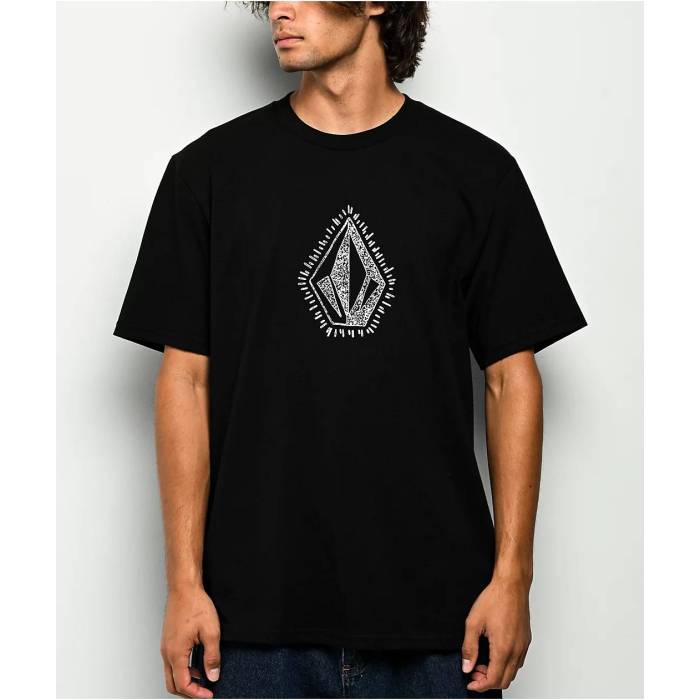 ボルコム Volcom 【 Stone Lore Black T-Shirt Men's Black 】 黒色 ブラック Tシャツ メンズ 黒色 ブラック