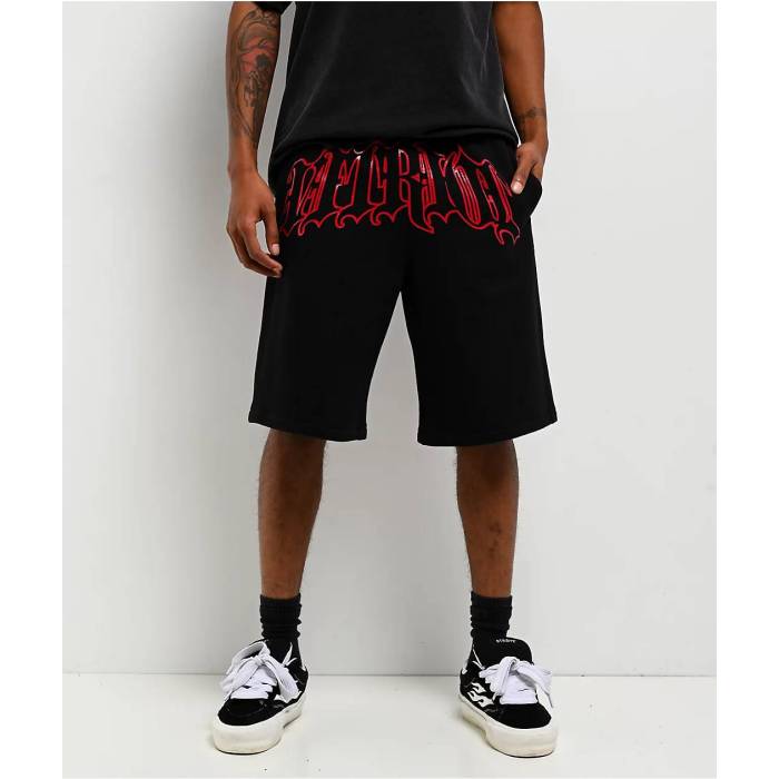 Vitriol 【 Resist Black Sweat Shorts Men's Black 】 黒色 ブラック Sweat スウェット ショーツ メンズ 黒色 ブラック