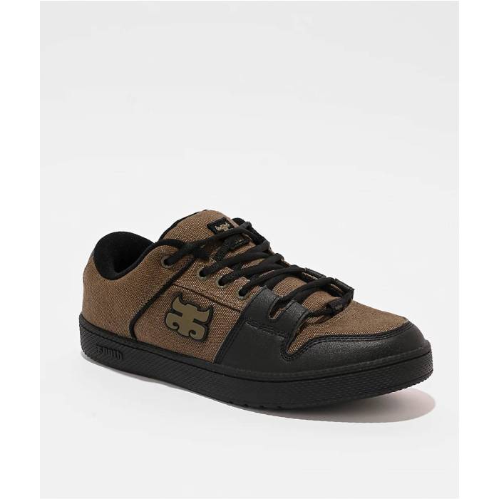 Ipath 【 Cricket Olive \u0026 Black Skate Shoes Men Dark Green 】 olive オリーブ 黒色 ブラック Skate スケート シューズ 運動靴 メンズ green 緑・グリーン