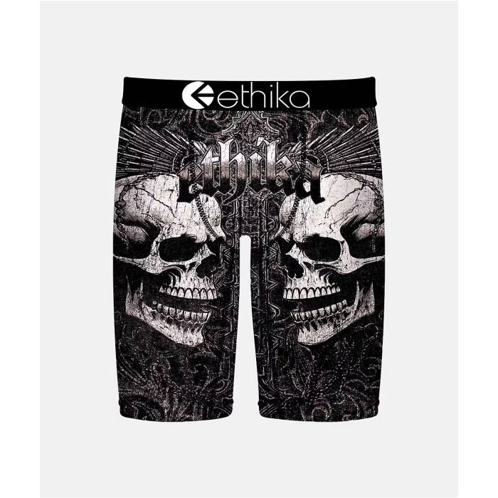 エシカ Ethika 【 Kids Salvation Boxer Briefs Kids\u0027 Black 】 黒いこと 黒いこと