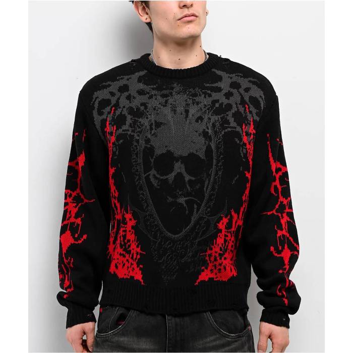Vitriol 【 Cebrail Black Sweater Men\u0027s Black 】 黒いこと 黒いこと 調教師 メンズ 黒いこと 黒いこと