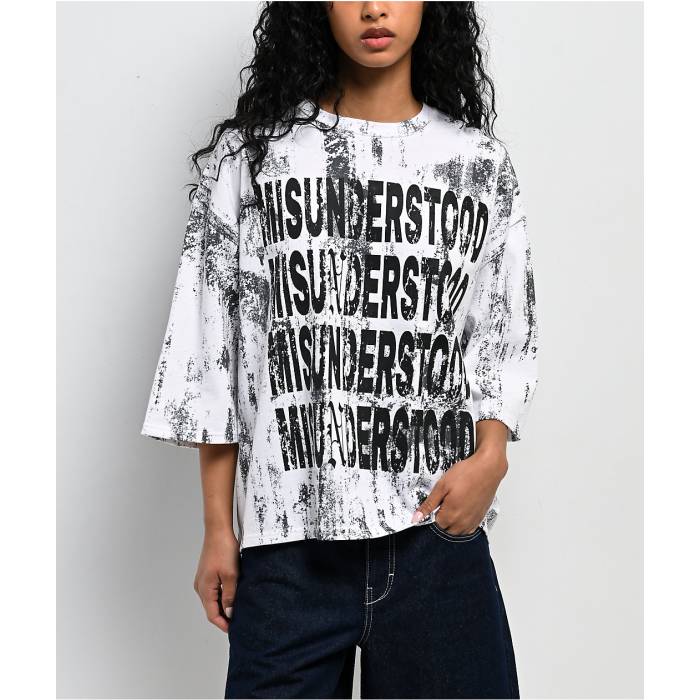 Ninth Hall 【 Ciara Misunderstood Washed White T-Shirt Women\u0027s White 】 白いこと 白いこと プルオーバー レディース 白いこと 白いこと