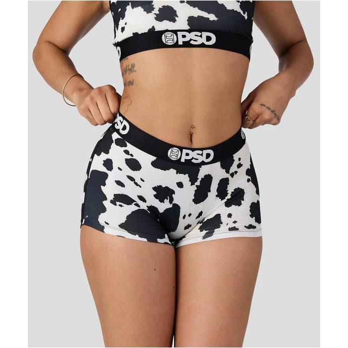 ピーエスディーアンダーウェア Psd Underwear 【 Psd Cow Girl Boyshort Underwear Women's - 】 アンダーウェア 下着 レディース NULL