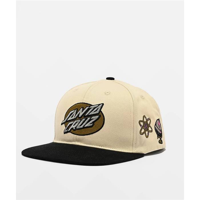 サンタクルーズ スケート Santa Cruz Skate 【 Santa Cruz Knibbs Cryptic Natural & Black Snapback Hat Men's Natural 】 ナチュラル 黒色 ブラック Snapback スナップバック バッグ メンズ ナチュラル｜スニケス 15,476円