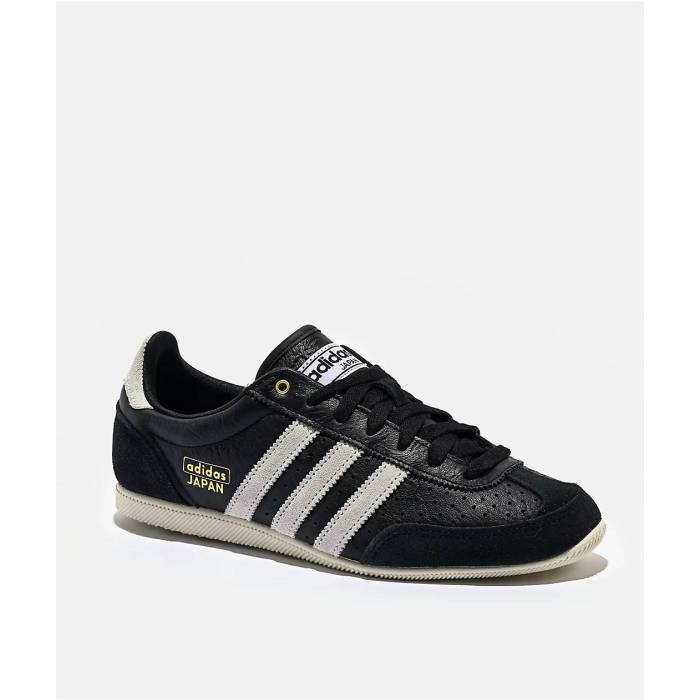 アディダス Adidas 【 Originals Japan Core Black \u0026 Cloud White Shoes Women\u0027s Black 】 オリジナルス 中核グループ 黒いこと 黒いこと 白いこと 白いこと シューズ 運動すること靴 レディース 黒いこと 黒いこと