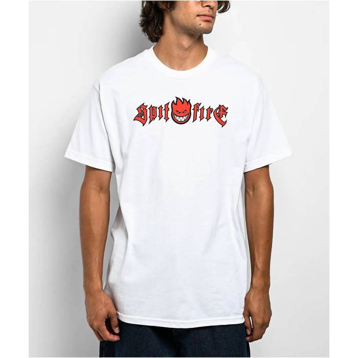 スピットファイア Spitfire 【 Immortal Ii White T-Shirt Men's White 】 白色 ホワイト Tシャツ メンズ 白色 ホワイト