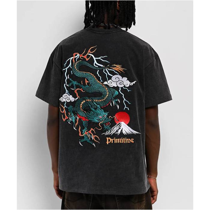 プリミティブ Primitive 【 Meltdown Black Heavyweight T-Shirt Men's Black 】 黒色 ブラック Tシャツ メンズ 黒色 ブラック