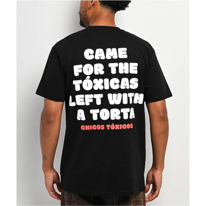 Chicos Toxicos 【 Came For It Black T-Shirt Men's Black 】 黒色 ブラック Tシャツ メンズ 黒色 ブラック|スニケス