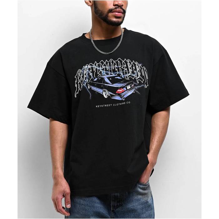 Key Street 【 Vip Black T-Shirt Men's Black 】 黒色 ブラック Tシャツ メンズ 黒色 ブラック