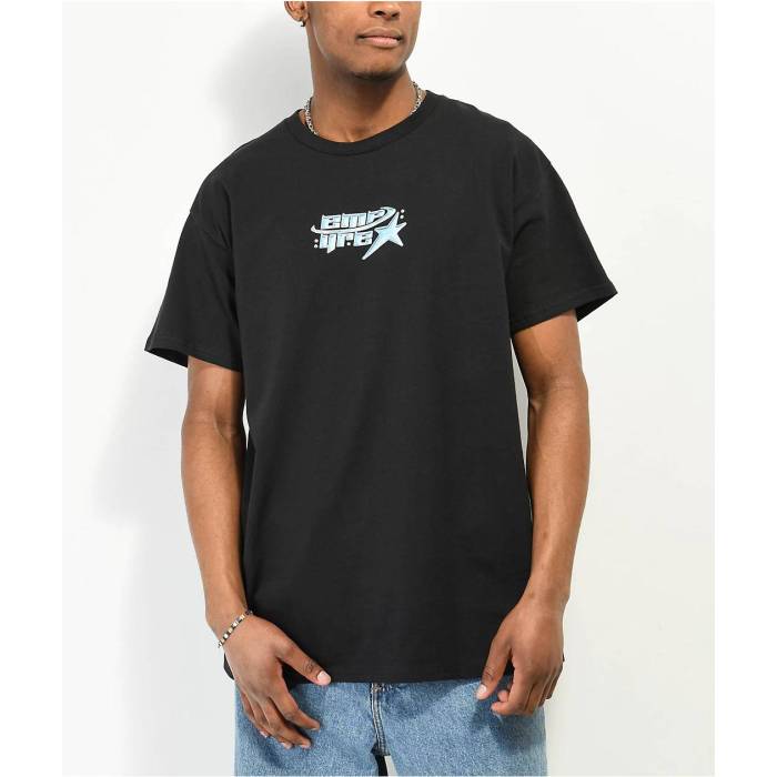 エンパイア Empyre 【 Y2K Star Black T-Shirt Men's Black 】 黒色 ブラック Tシャツ メンズ 黒色 ブラック｜スニケス