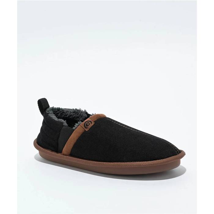 コバーン Cobian 【 Jalama Black & Brown Slippers Men's Black 】 黒色 ブラック 茶色 ブラウン スリッパ メンズ 黒色 ブラック