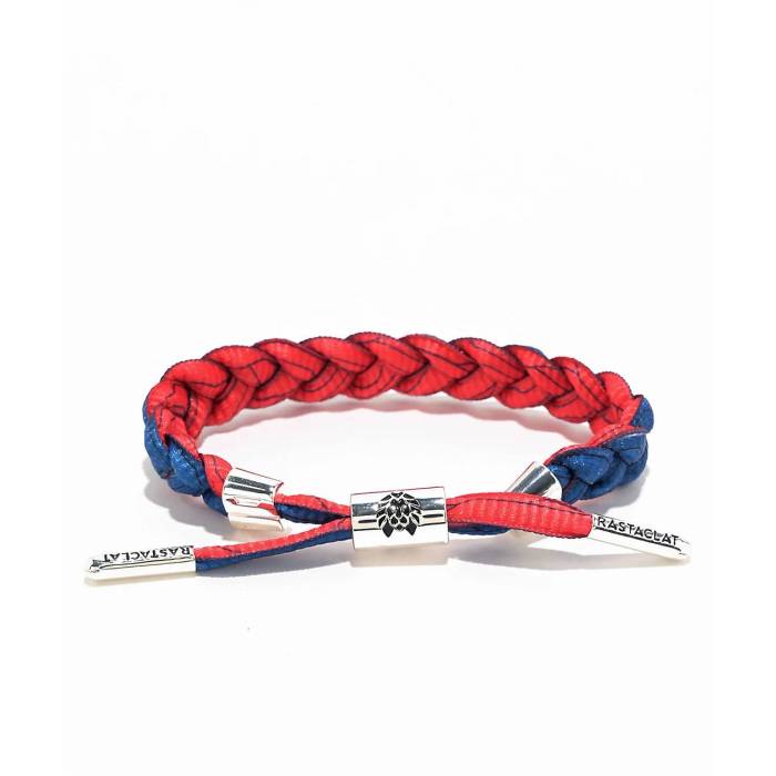 【★百貨店SALE★6/11十二時2時迄】ラスタクラット Rastaclat 【 Automation Blue \u0026 Red Braided Bracelet Men\u0027s Red 】 青み 青色 Red 赤・赤いこと 腕輪 メンズ Red 赤・赤いこと