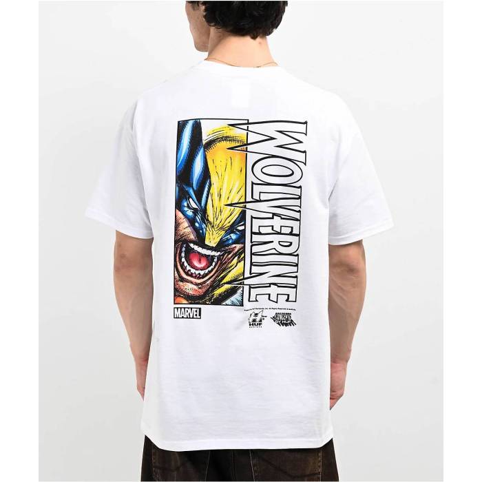 ハフ Huf 【 X Deadpool Beserk White T-Shirt Men's White 】 白色 ホワイト Tシャツ メンズ 白色 ホワイト